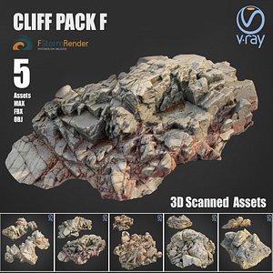 cliff pack f 3D model