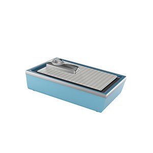 Mid Century Mod Bath Scale 3D
