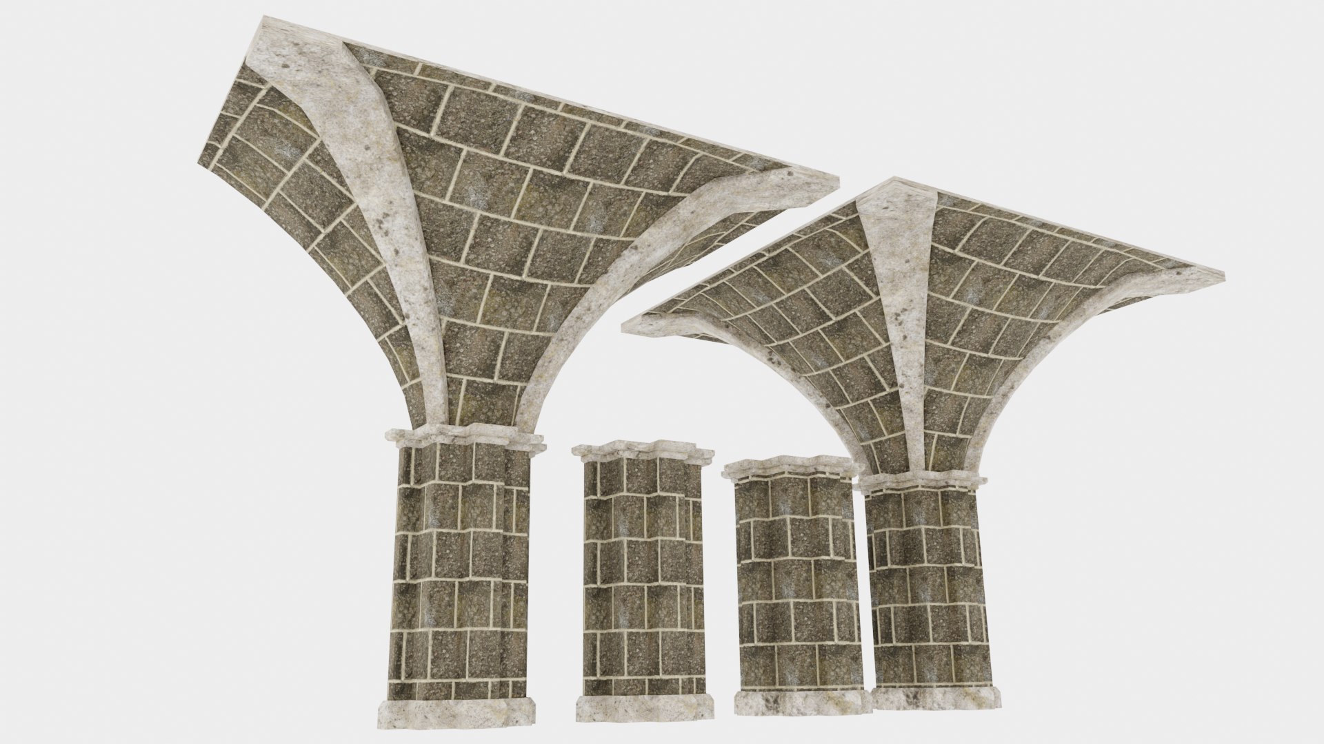 3D Dungeon Modular Environment Pack Model - TurboSquid 2105436