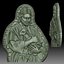 Jesus Christ with the lamb - bas-relief for CNC router or 3D printer