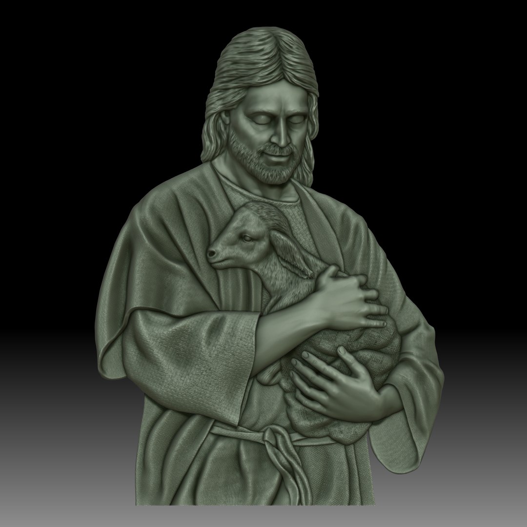 Jesus Christ with the lamb - low relief for CNC router or 3D printer 3D model https://p.turbosquid.com/ts-thumb/mI/iPFOeq/dJ/13/jpg/1721779933/1920x1080/fit_q87/12425fd6901ebd09b425993fad8a350c8420ba8b/13.jpg