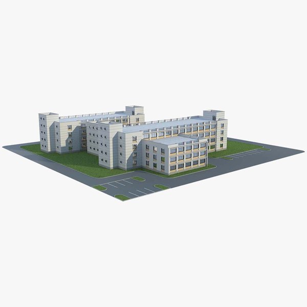 3D model apartment building 31
