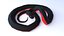 3D Red Bellied Black Snake Mesh model