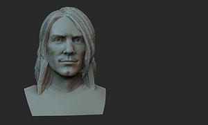 Kurt Cobain 3D model