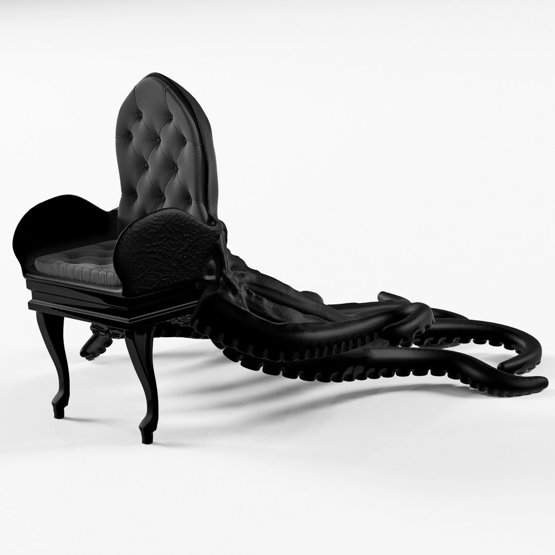 3d model of octopus chair