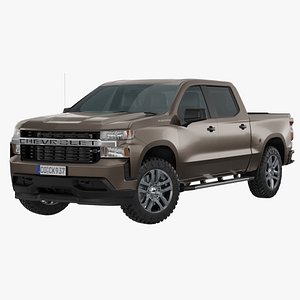 3D chevrolet silverado 2019 custom