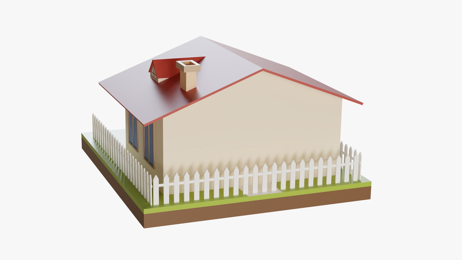 Isometric House Model - TurboSquid 2070051