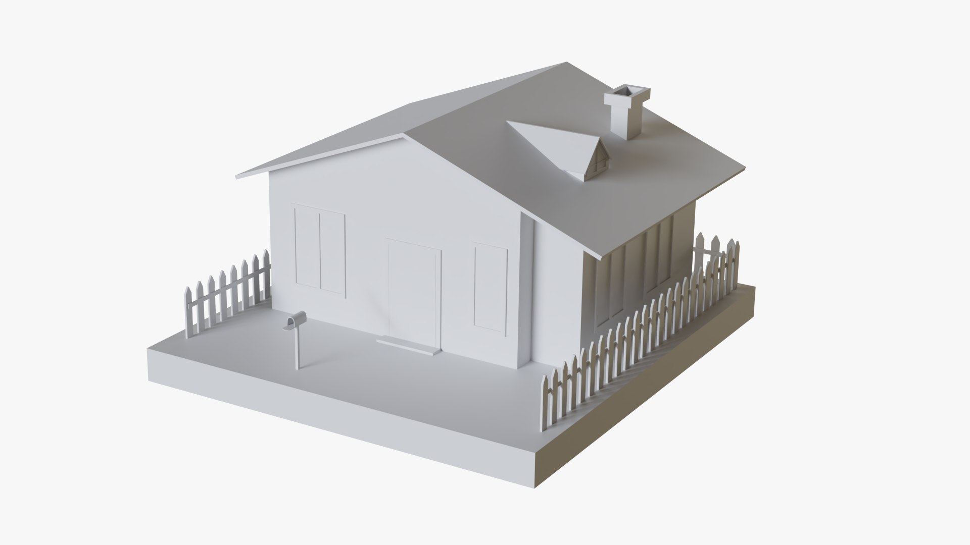 Isometric House Model - TurboSquid 2070051