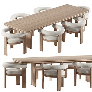Collins Dining Chair and Table-Harbour