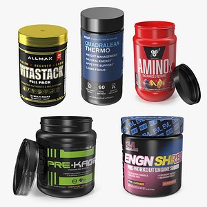 3D Workout Supplements Collection 2 model