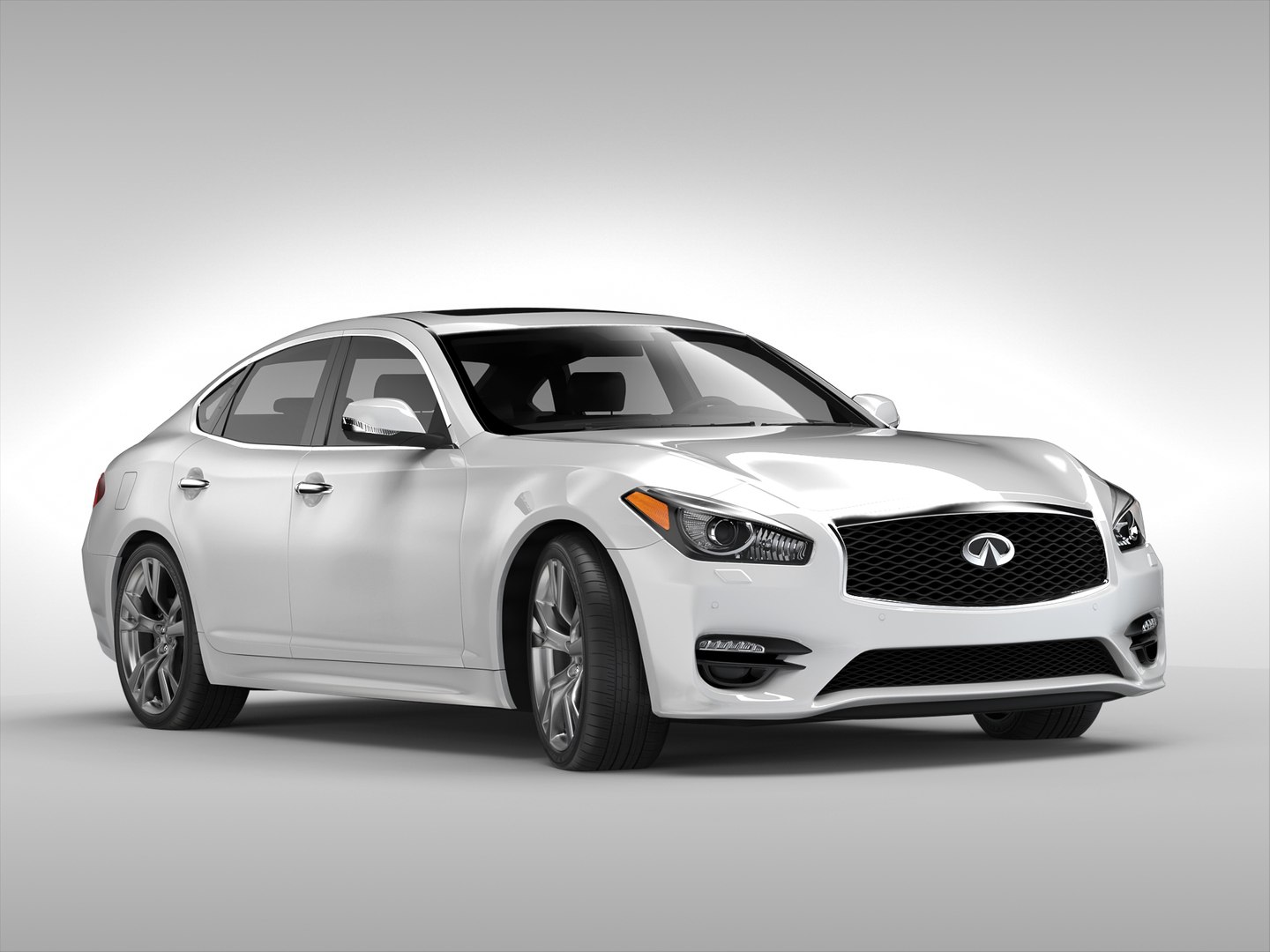 3d model infiniti car