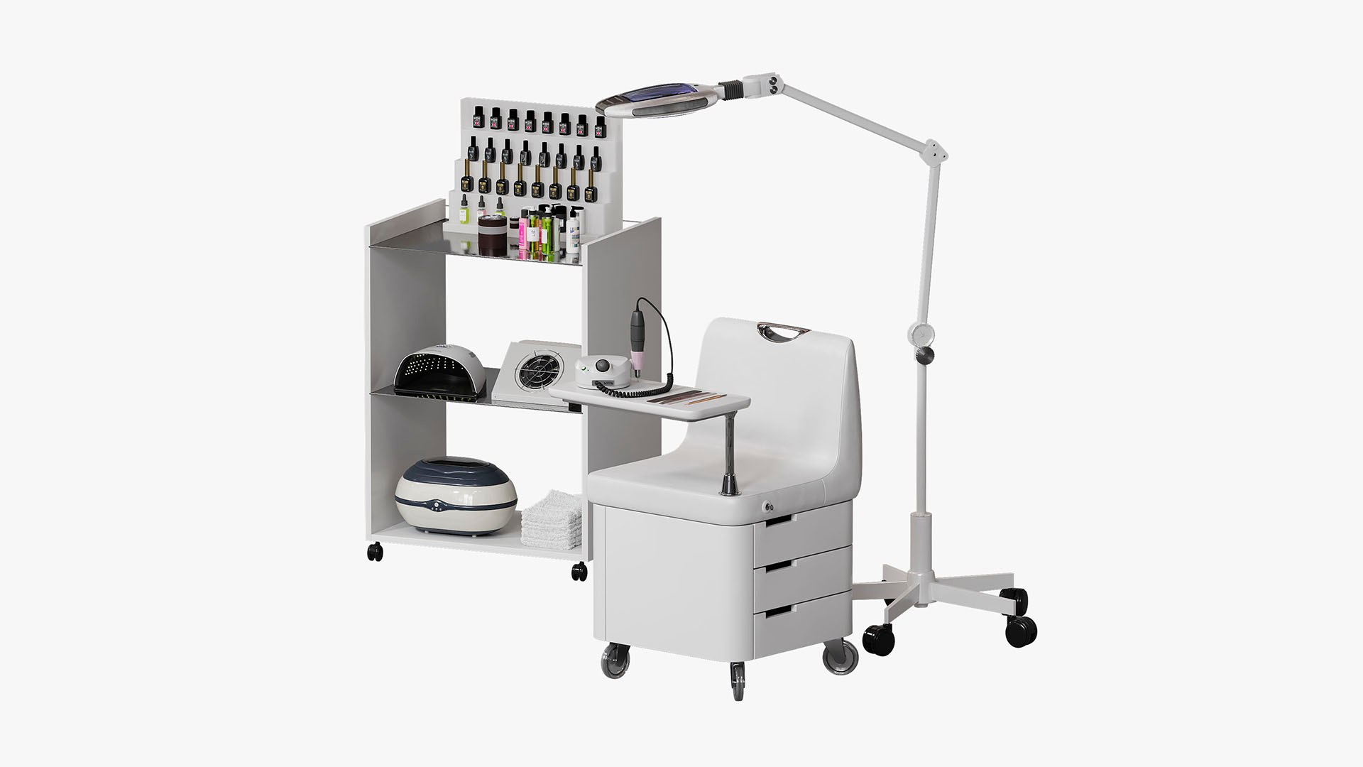 PROFY NAILS MANICURE TABLE 3D - TurboSquid 2146487