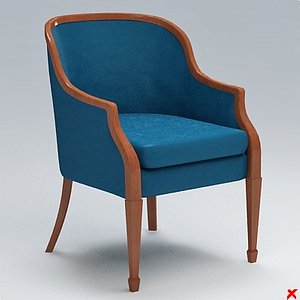 armchair chair 3d model