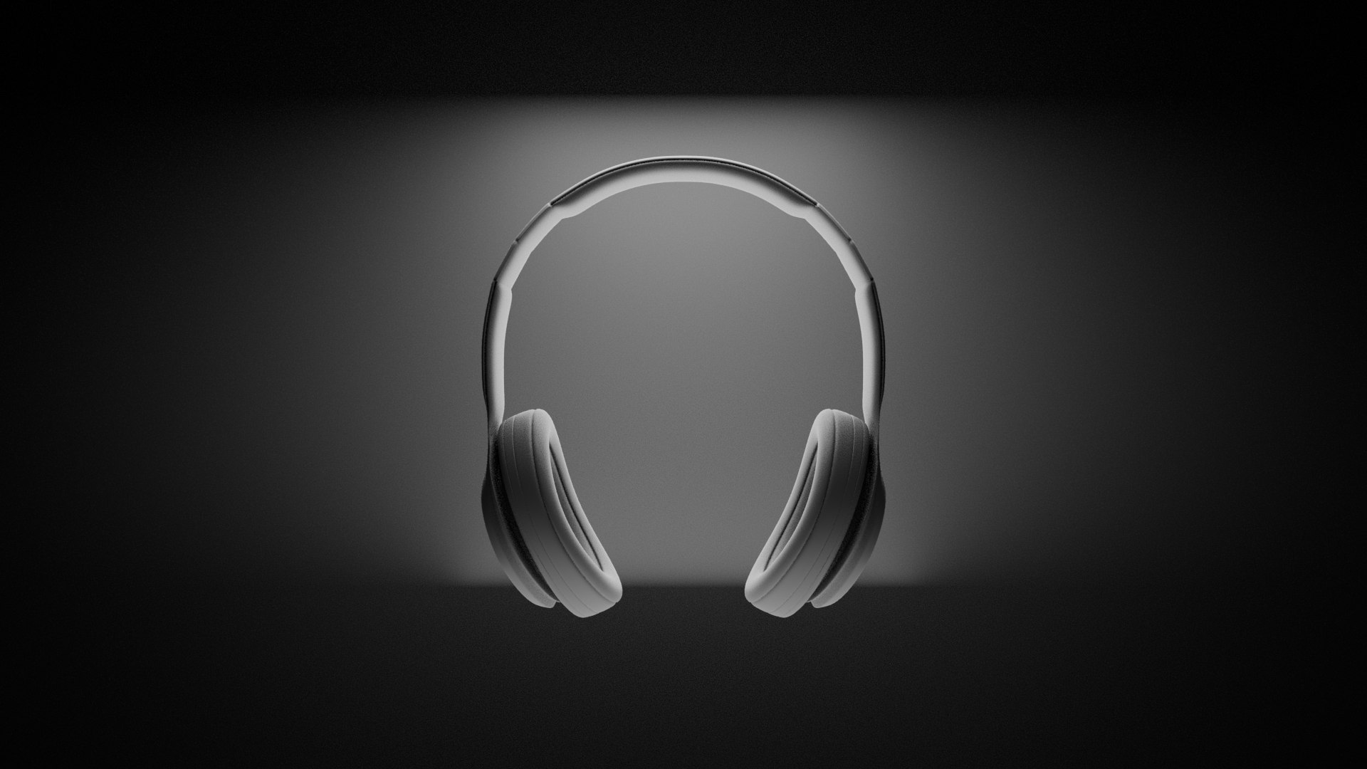 3D WIRELESS HEADPHONES HEADSET BASIC MODEL NO TEXTURE TurboSquid 2146723