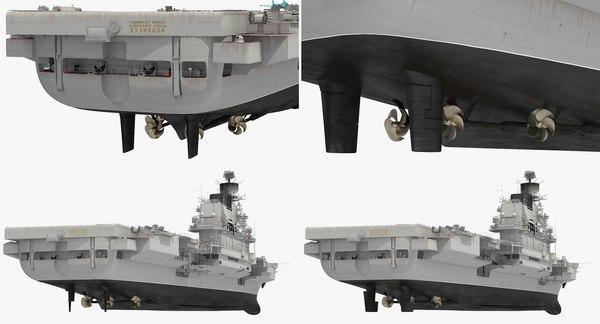 항공기 캐리어 Kuznetsov, Jet Rigged 사용 3D 모델 - TurboSquid 1290442