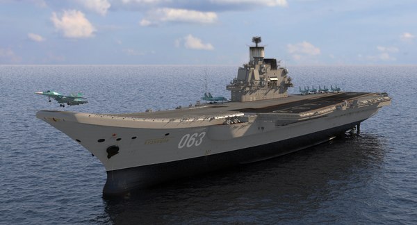 3D Aircraft Carrier Kuznetsov Jet - TurboSquid 1290442