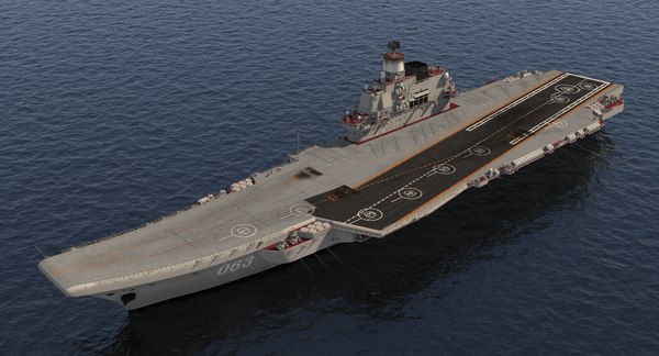 3D Aircraft Carrier Kuznetsov Jet - TurboSquid 1290442