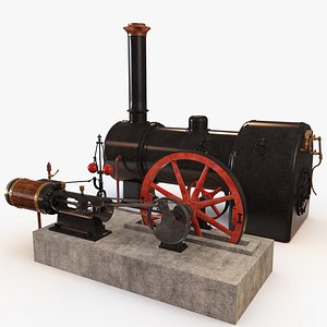 3d steam engine boiler