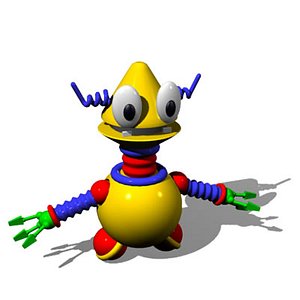 3dsmax robot android