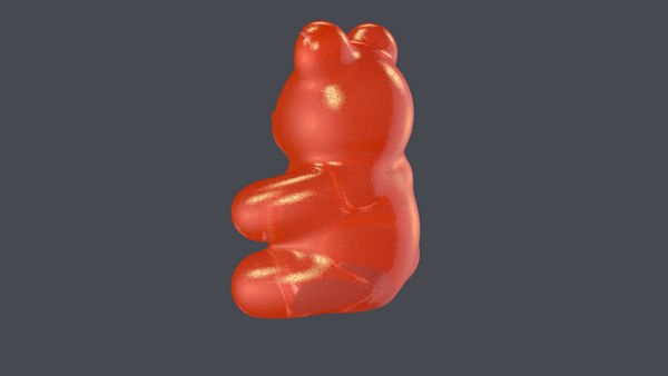 Gummy bear model - TurboSquid 1662564