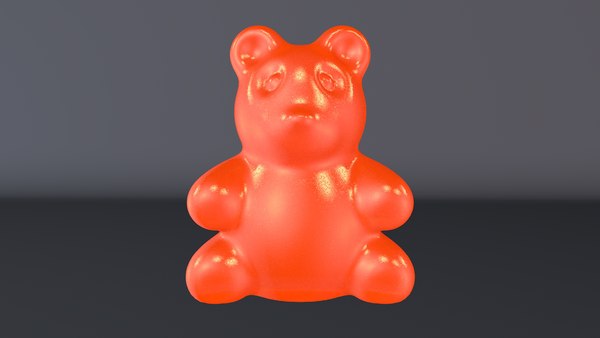 Gummy bear model - TurboSquid 1662564
