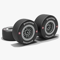 Racing Wheels with Firestone Tires