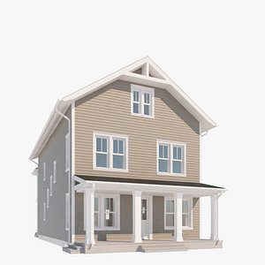 historic district residence 3D model