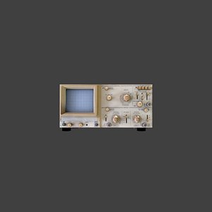 Retro Laboratory Oscilloscope CRT