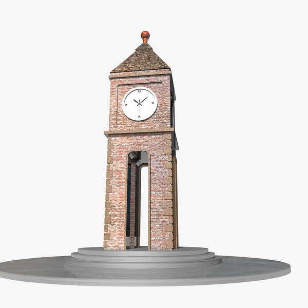 3d clock tower