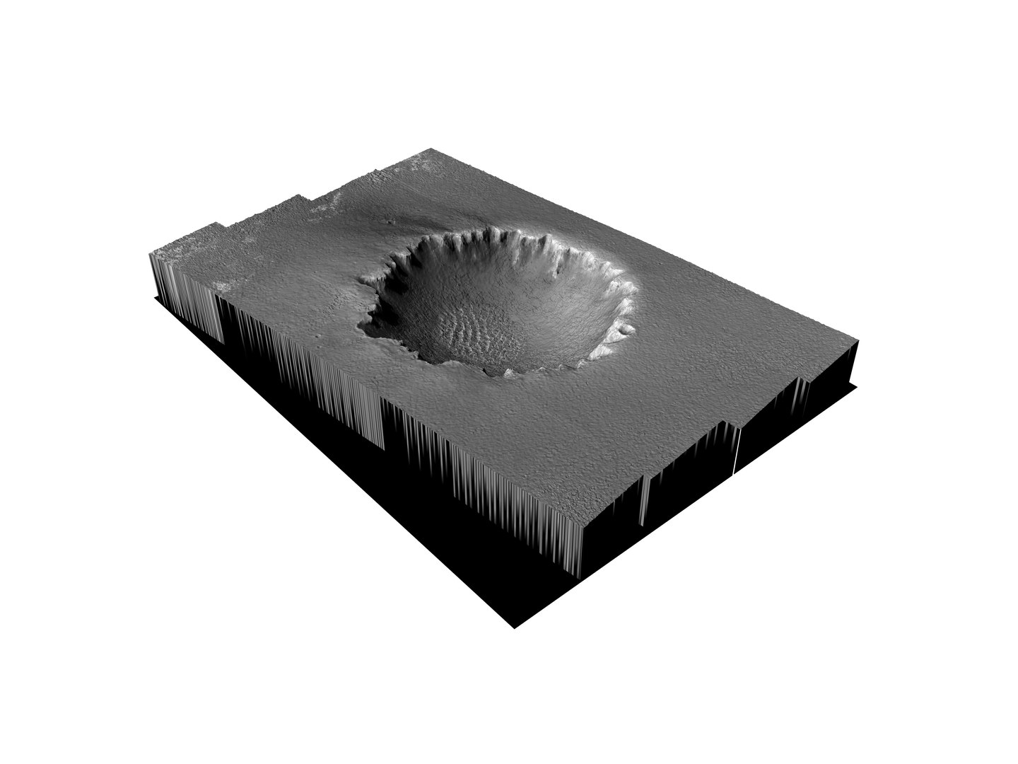 MARS VR Possible Opportunity Rover Landing Site Model TurboSquid