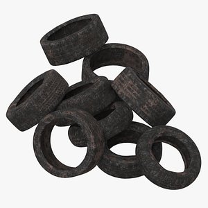 3D Tire Pile Small