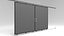 Sliding Metal Warehouse And Factory Doors  High Quality 3D Models 