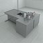 Working table for staining with tub
