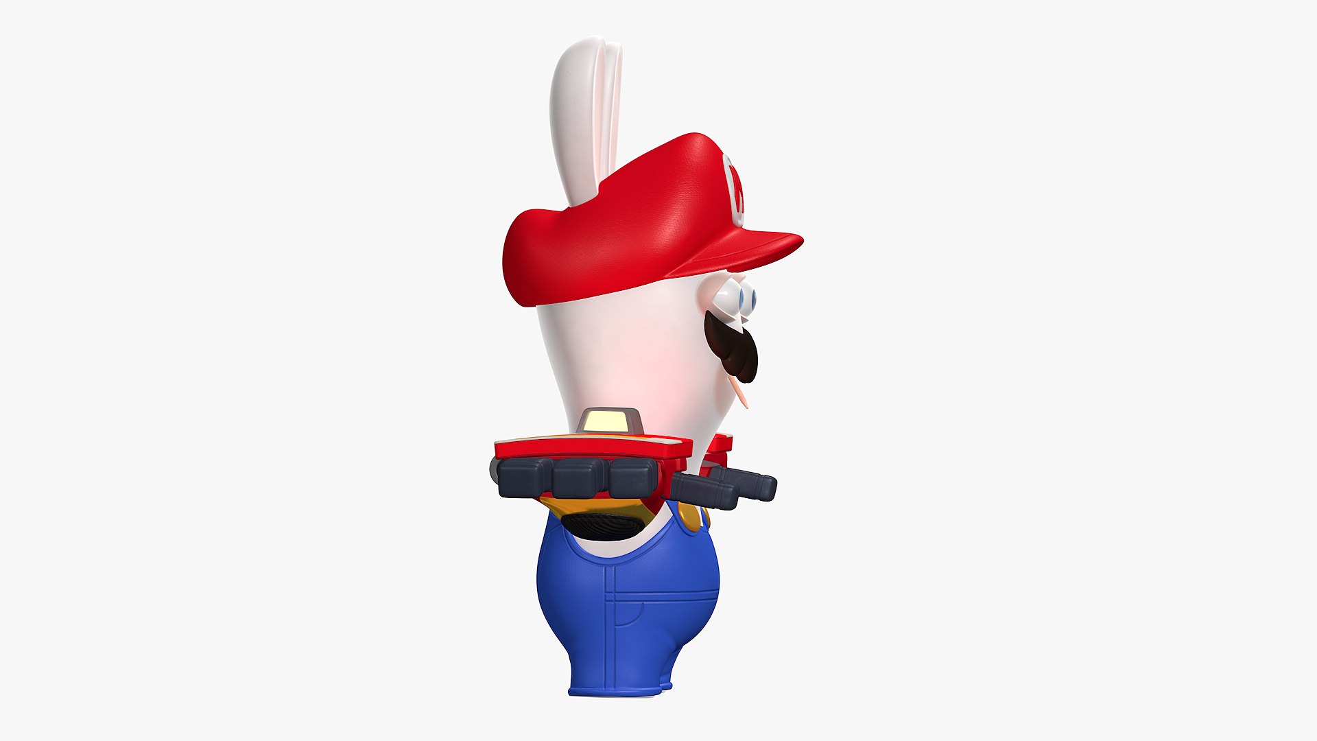 Rabbid Mario Character Gauntlet Weapon Sparks Of Hope 3D Model ...