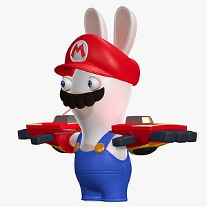 Rabbid Mario Character Gauntlet Weapon  Sparks of Hope 3D model