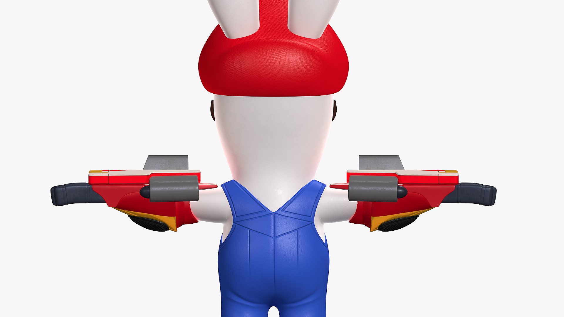 Rabbid Mario Character Gauntlet Weapon Sparks Of Hope 3D Model ...
