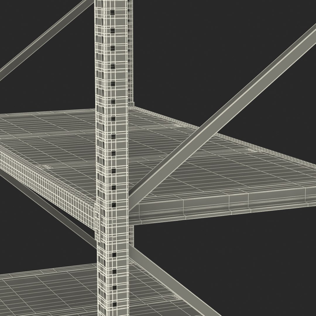 3d warehouse rack