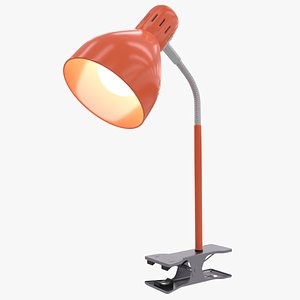 Office Clamp Lamp 3D model