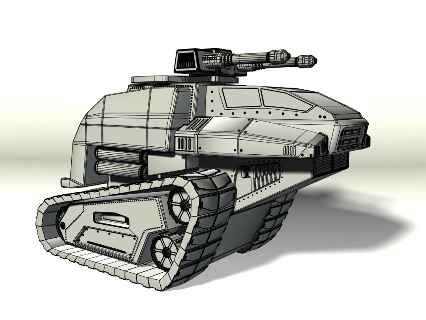 3d Model Cobra H S Tank