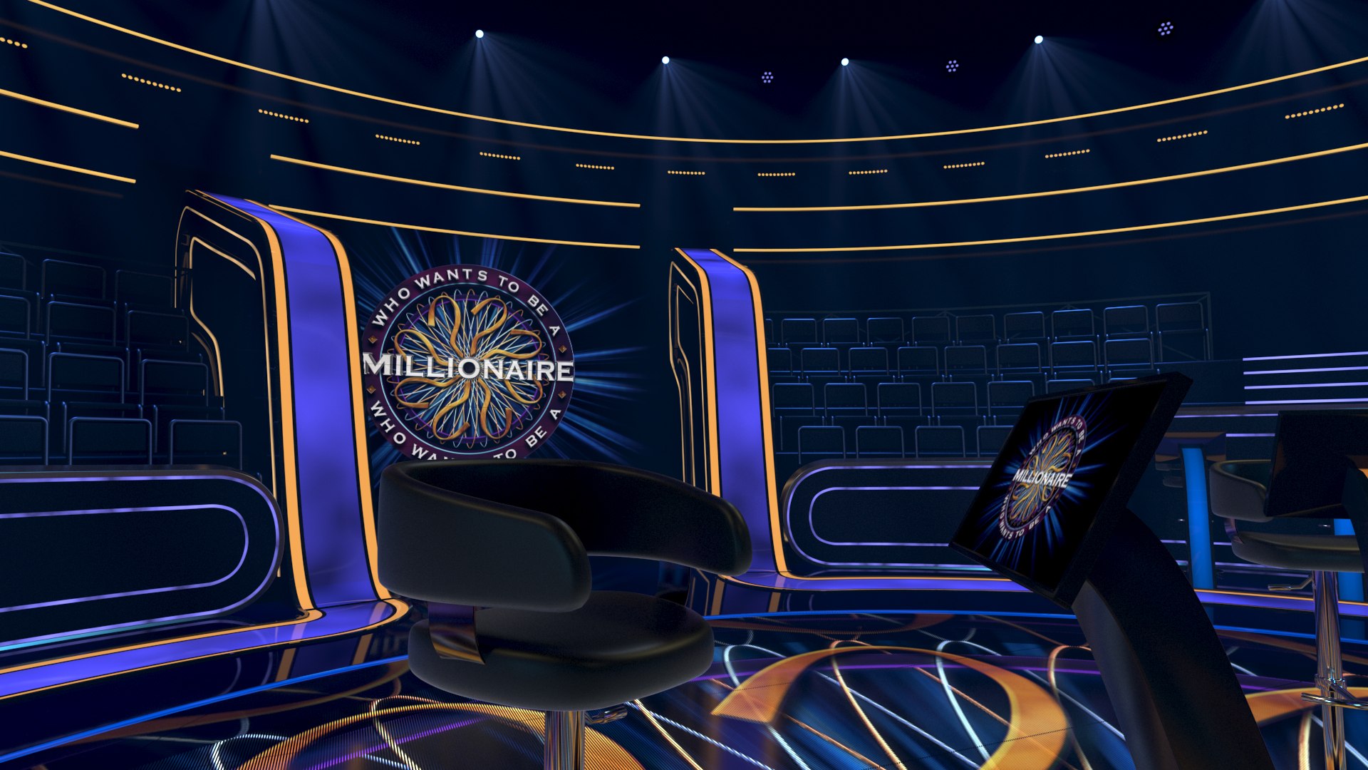 3D Millionaire TV Studio Stage Light International Modern Set 1 https://p.turbosquid.com/ts-thumb/mJ/igkS1j/sF/intergobo2/jpg/1721658184/1920x1080/fit_q87/4c16b1fb6498cd40f9c5ca0c3b3f4dbff1e83a41/intergobo2.jpg