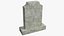 3D model Gravestone Set