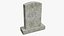 3D model Gravestone Set