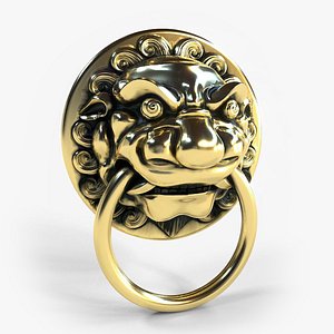 3D model Buddha Door Knocker
