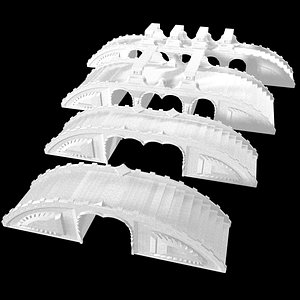 3d set bridges model