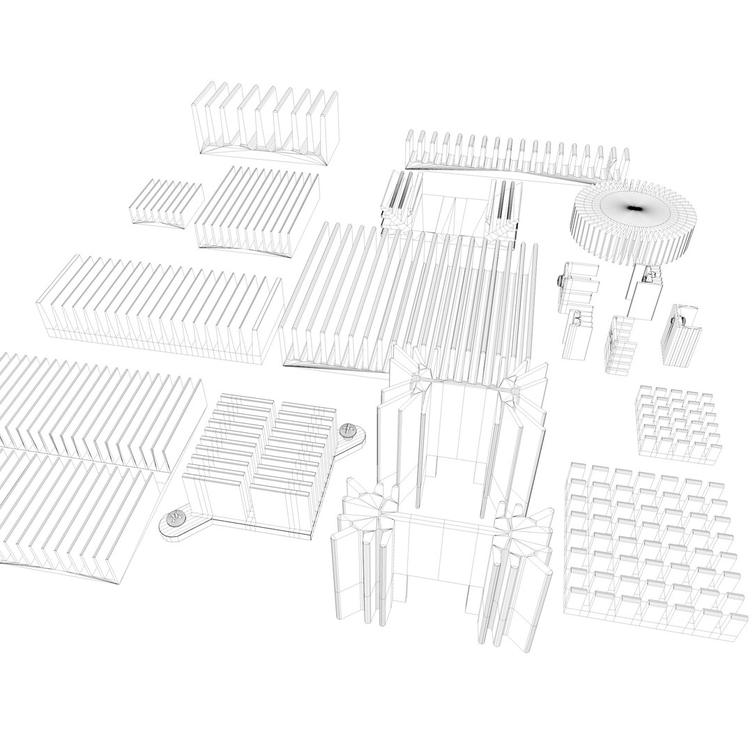 Heatsink Heat Sink 3D Model - TurboSquid 1703711