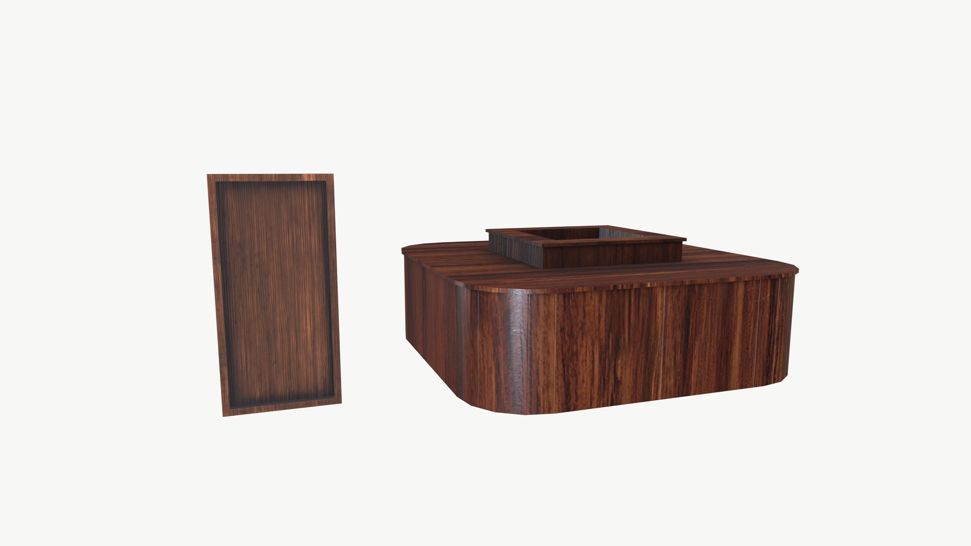 Window And Table 3D Model - TurboSquid 2387473