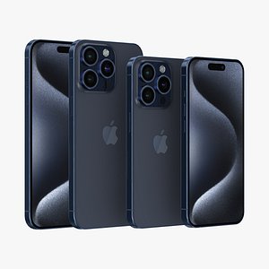 Apple iPhone 15 pro Blue Titanium