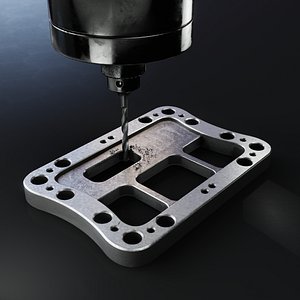 metall drill 3D model