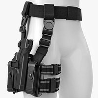 Leg Holster Blackhawk Tactical Level 3 Serpa