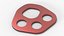 4 Holes Rope Separator Device 3D